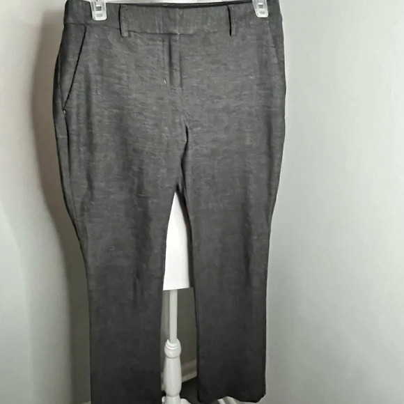 Express stretch columnist barely boot mid rise petite dress pants - Picture 2 of 5